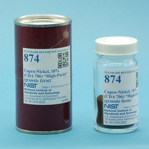 SRM 874 銅鎳，10%(CDA 706)“高純度”標準品