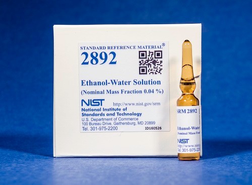 SRM 2892 乙醇-水溶液標準品(名義質量分數0.04%)