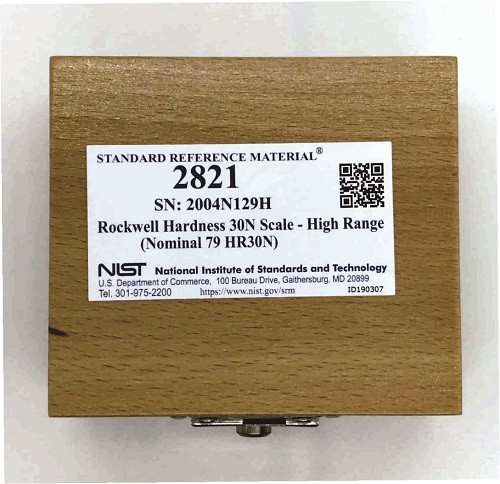 SRM 2821  洛氏硬度30N刻度-高量程(公稱79 HR30N)標準品