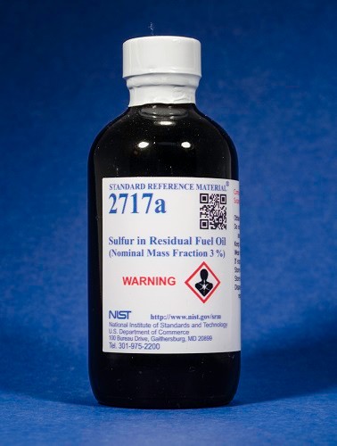 SRM 2717a  殘余燃料油中的硫標準品(公稱質量分數3%)