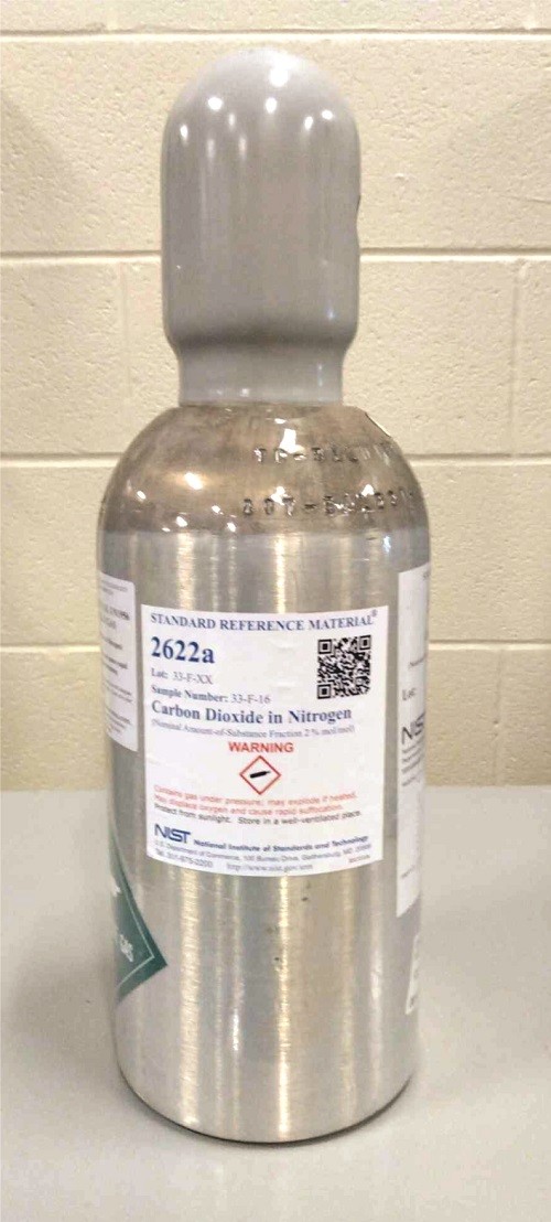 SRM 2622a 氮中二氧化碳標(biāo)準(zhǔn)品(公稱量-物質(zhì)分?jǐn)?shù)2%mol/mol)