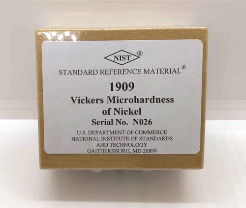 SRM 1909 鎳的維氏顯微硬度標準品